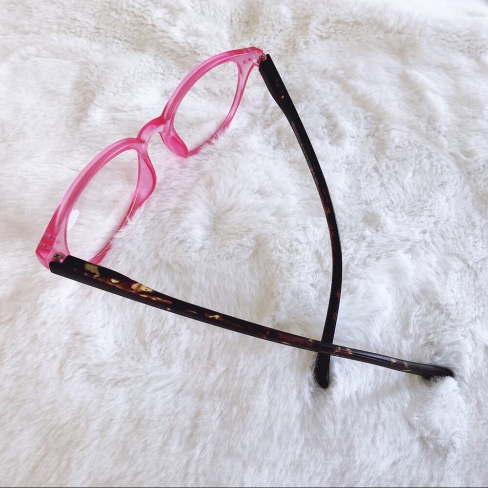 Kaylee Pink Classic Round Reader Glasses - Picture 6 of 8